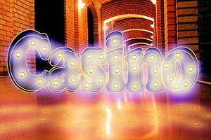 casino sign
