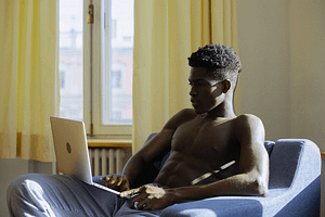 a male gambler